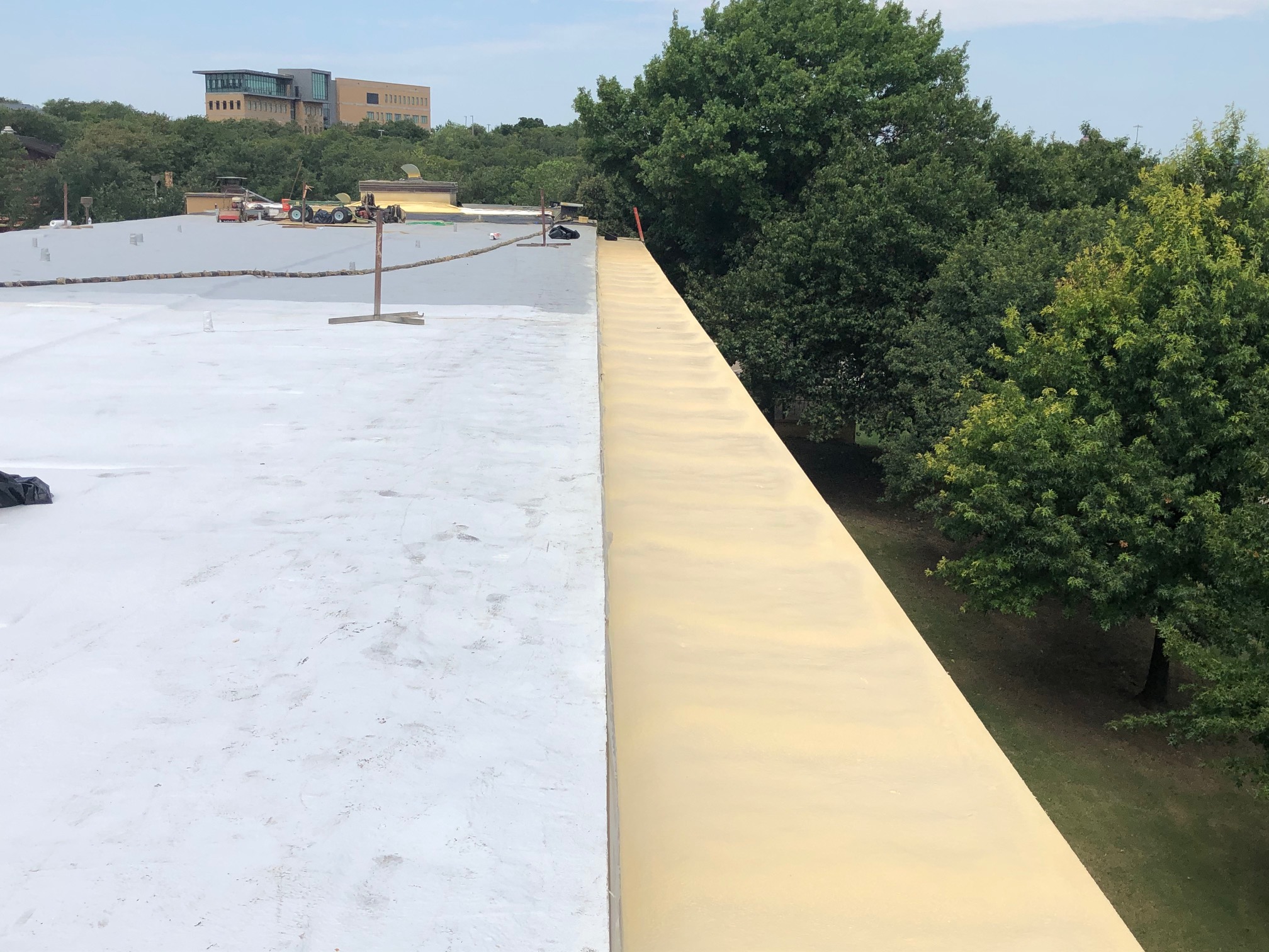 High-Wind Edge Metal & Coping Repair